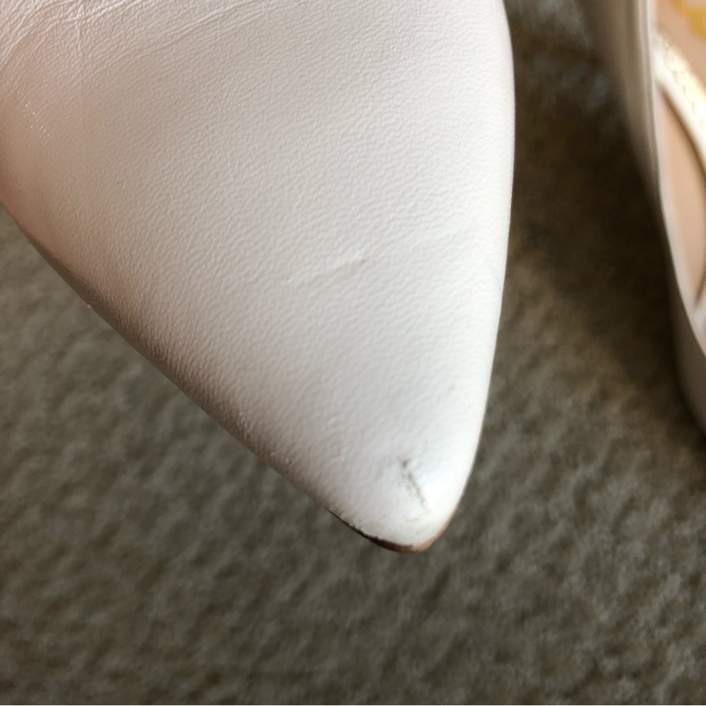 Sam Edelman Hazel White Leather Pumps - Picture 11 of 13